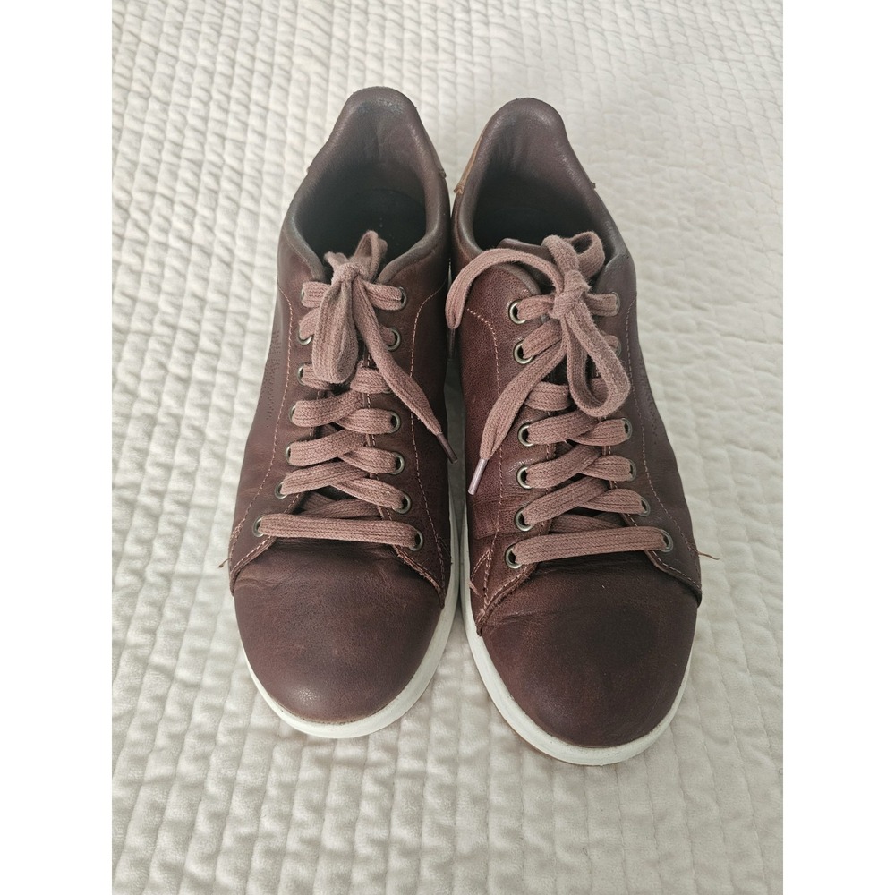 Kuru Roam Cloud Court Sneaker Mens 9.5 M Brown Comfort  Lace Up‎  Free Shipping